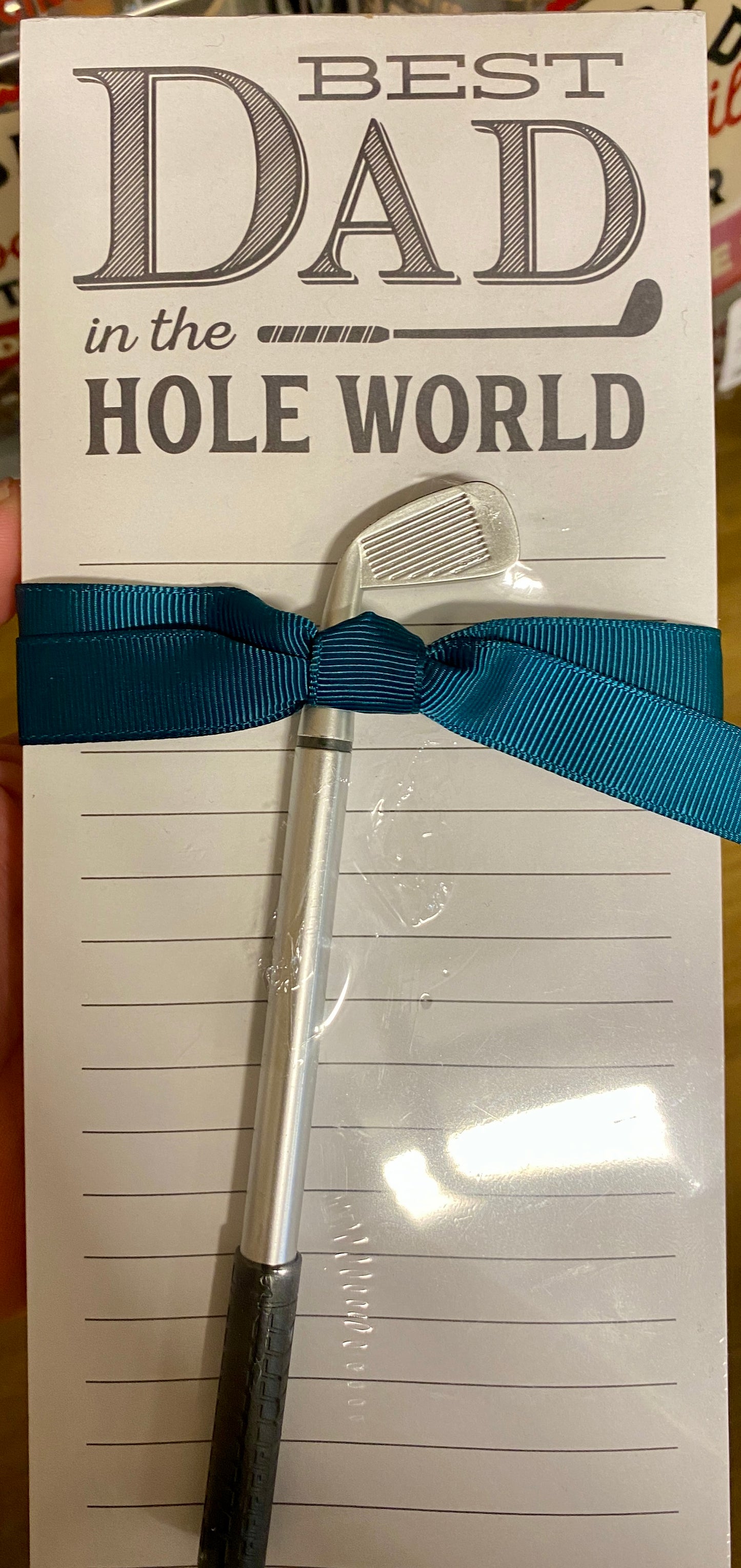 Best Dad in the Hole World Notepad