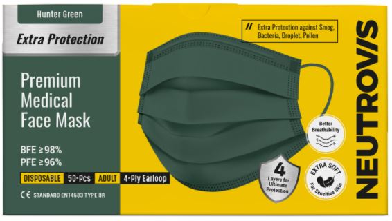 Neutrovis Extra Protection Premium Masks (4 Layers)