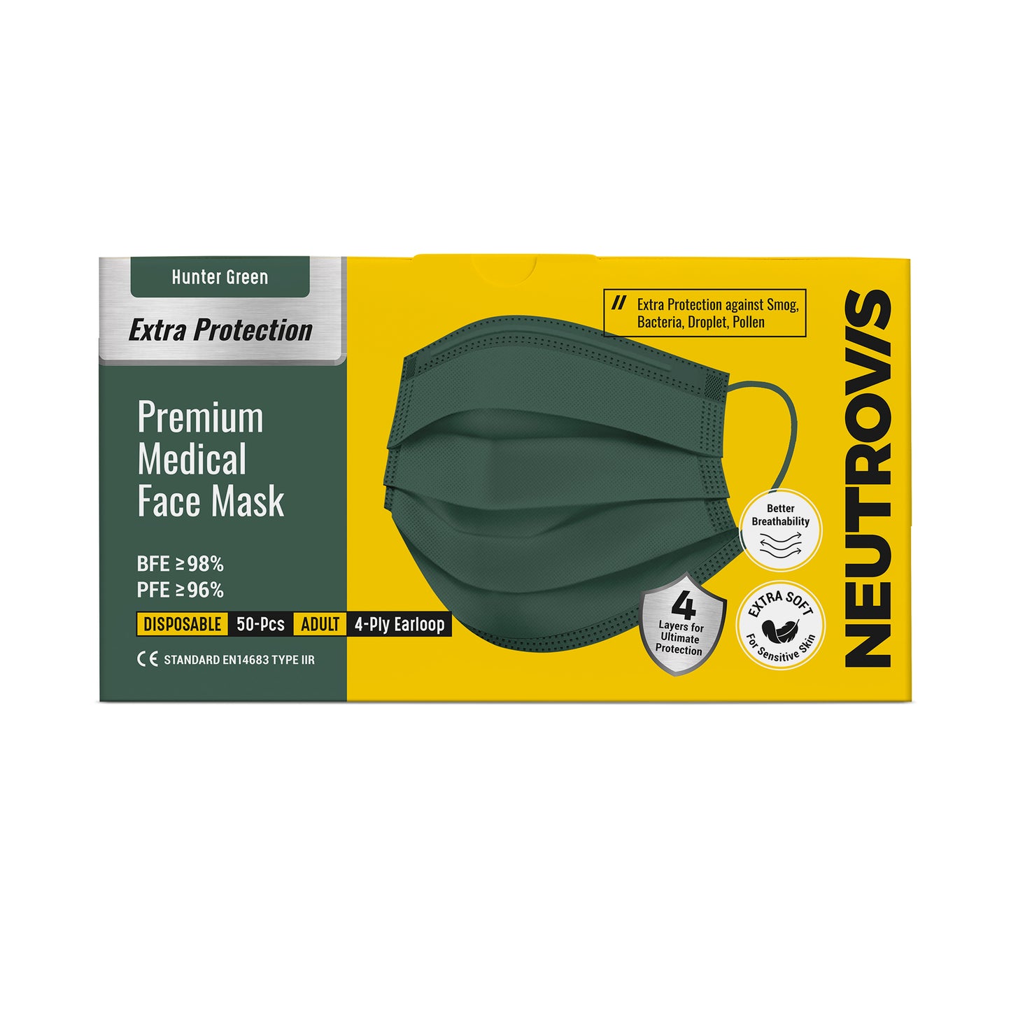 Neutrovis Extra Protection Premium Masks (4 Layers)